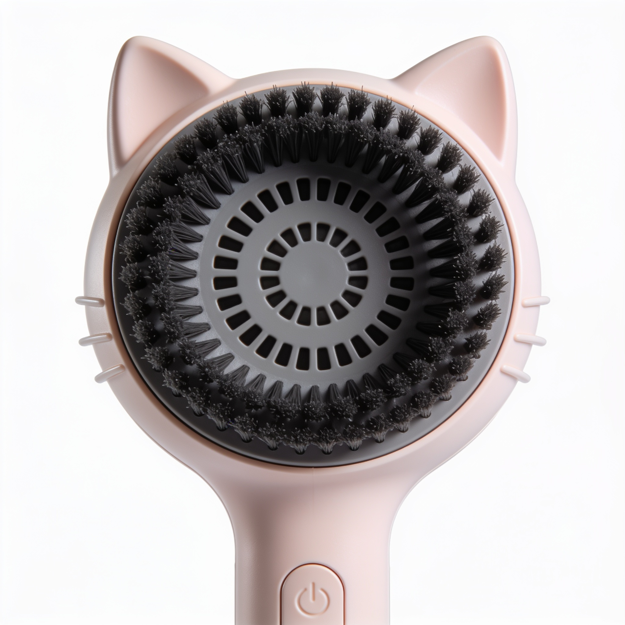 currenthubs Euqvunn Brosse Vapeur pour Chat avec Bouton de Déverrouillage, [Design Ultra-Silencieux/Poignée Confortable] Brosse Chat Vapeur Brosse Chien Vapeur Rechargeable pour Chats, Chiens, Lapins